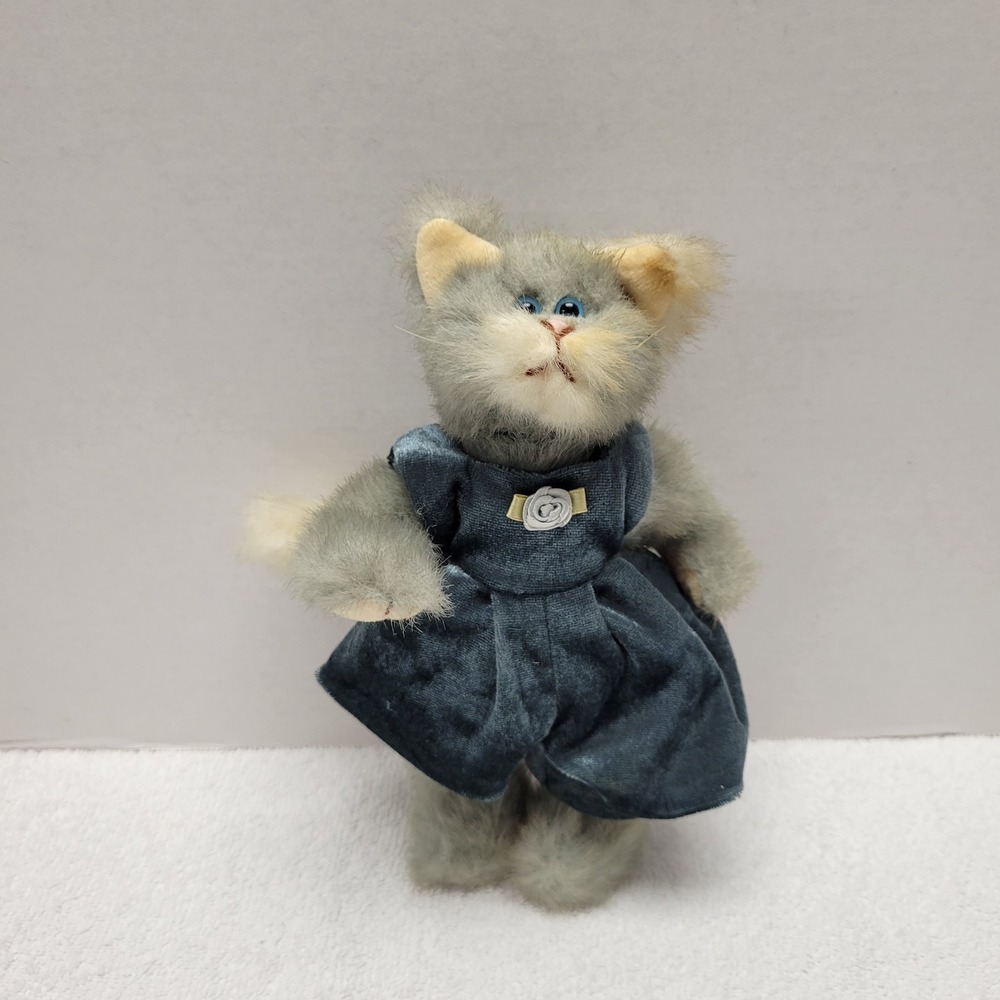 1993 TY Whiskers gray kittycat plush